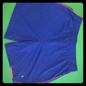 Girls size 14-16 xl shorts athletic blue/ pink